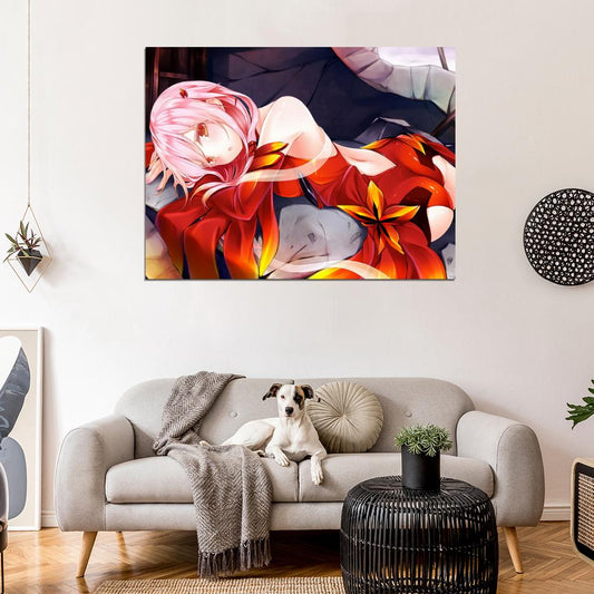 Guilty Crown Inori Yuzuriha Hot Butt Beautiful Girl Anime Manga Art Wall Art Print Poster