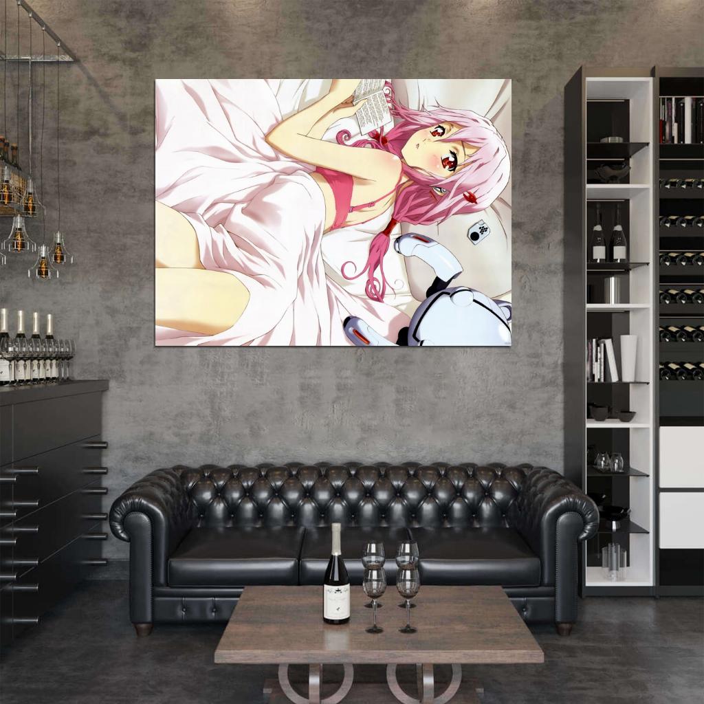 Guilty Crown Inori Yuzuriha Hot Cute Beautiful Girl Bra Underwear Anime Manga Art Wall Art Print Poster