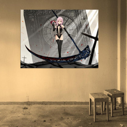 Guilty Crown Inori Yuzuriha Awesome Hot Beautiful Girl Anime Manga Art Wall Art Print Poster