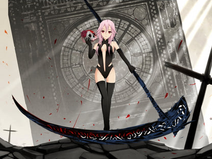Guilty Crown Inori Yuzuriha Awesome Hot Beautiful Girl Anime Manga Art Wall Art Print Poster