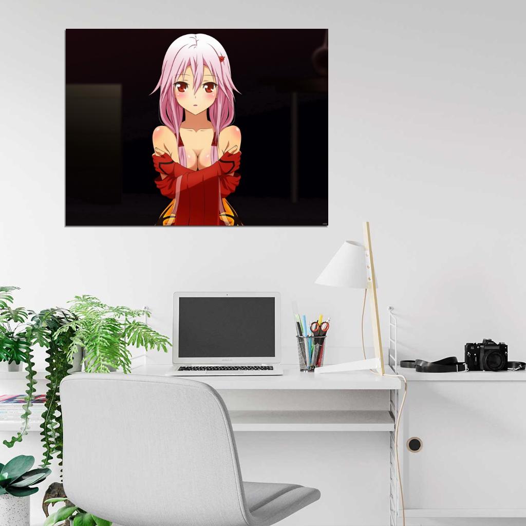 Guilty Crown Yuzuriha Inori Hot Cute Girl Boobs Anime Manga Art Wall Art Print Poster
