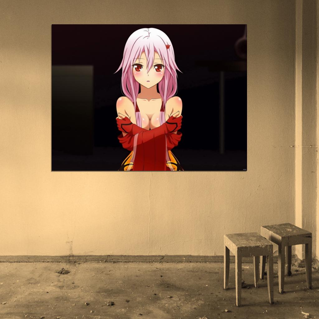 Guilty Crown Yuzuriha Inori Hot Cute Girl Boobs Anime Manga Art Wall Art Print Poster
