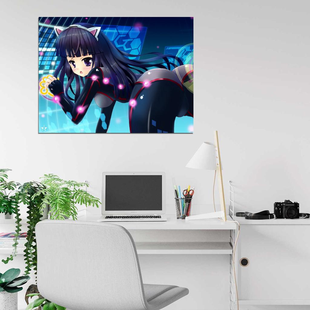 Guilty Crown Tsugumi Hot Cute Girl Butt Anime Manga Art Wall Art Print Poster