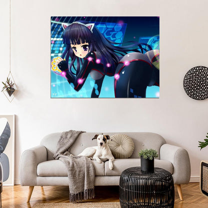 Guilty Crown Tsugumi Hot Cute Girl Butt Anime Manga Art Wall Art Print Poster