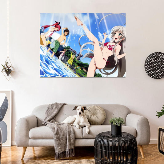 Haiyore! Nyaruko-san Crawling With Love Hot Girls Anime Manga Art Wall Art Print Poster
