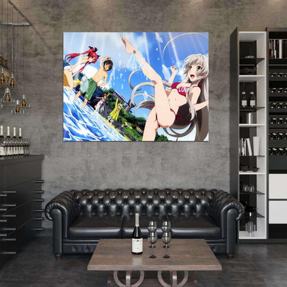 Haiyore! Nyaruko-san Crawling With Love Hot Girls Anime Manga Art Wall Art Print Poster