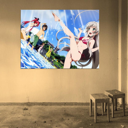 Haiyore! Nyaruko-san Crawling With Love Hot Girls Anime Manga Art Wall Art Print Poster