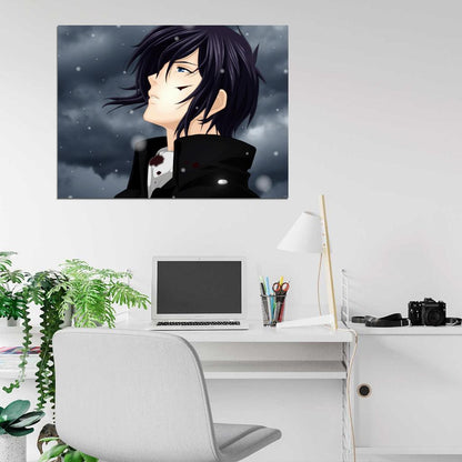 Hakuouki Shinsengumi Saitou Hajime Anime Manga Art Wall Art Print Poster