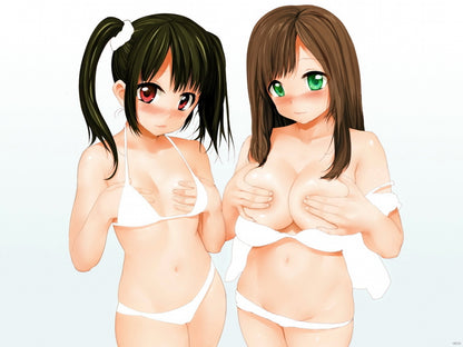 Hot Shy Girls Cute Boobs Underwear Beautiful Ecchi Anime Manga Art Wall Art Print Poster
