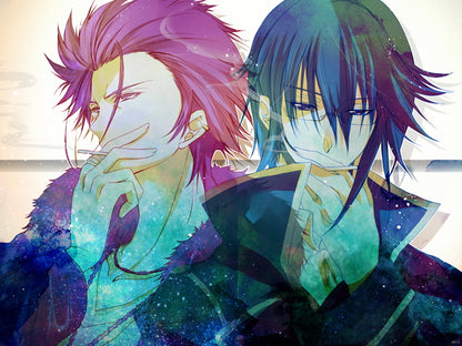 K Project Suoh Mikoto Munakata Reisi Awesome Anime Manga Art Wall Art Print Poster
