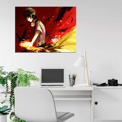 K Project Misaki Yata Anime Manga Art Wall Art Print Poster