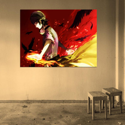 K Project Misaki Yata Anime Manga Art Wall Art Print Poster