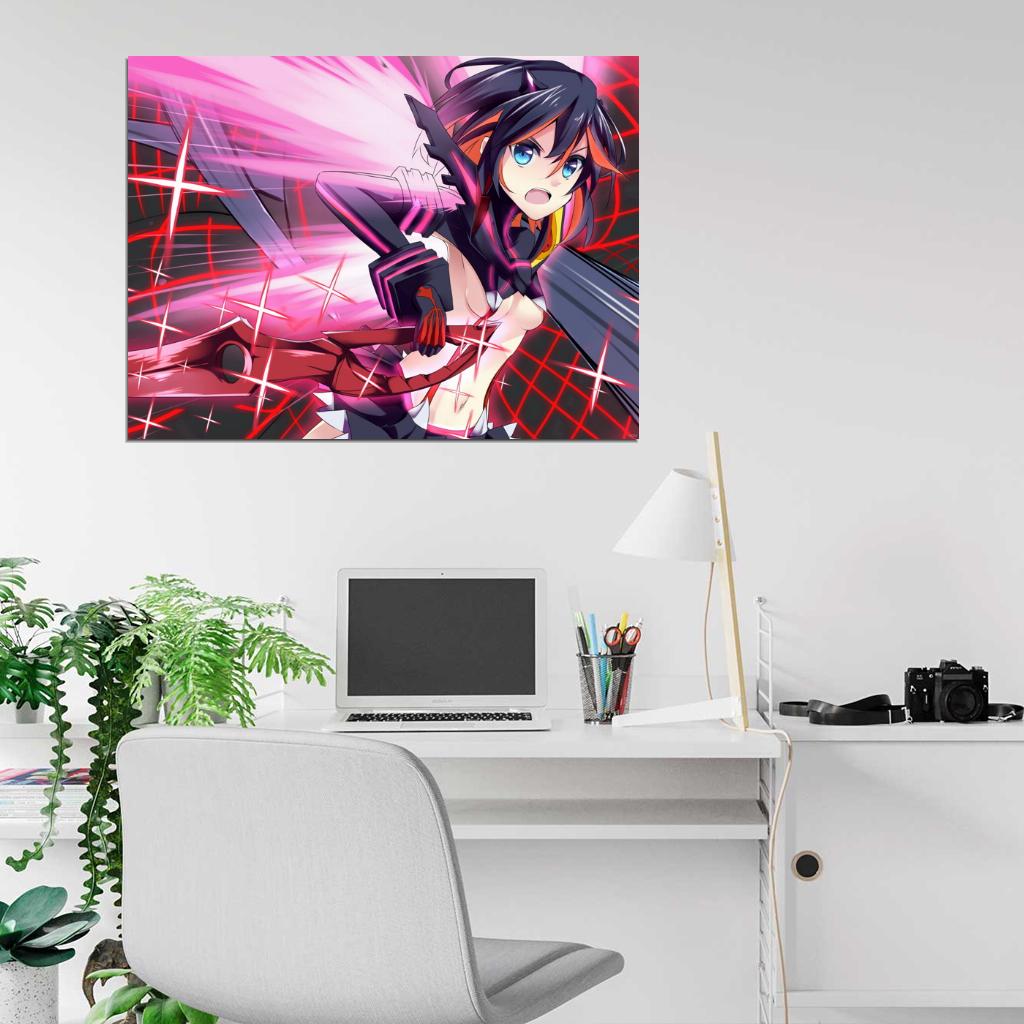 Kill la Kill Matoi Ryuuko Anime Manga Art Wall Art Print Poster