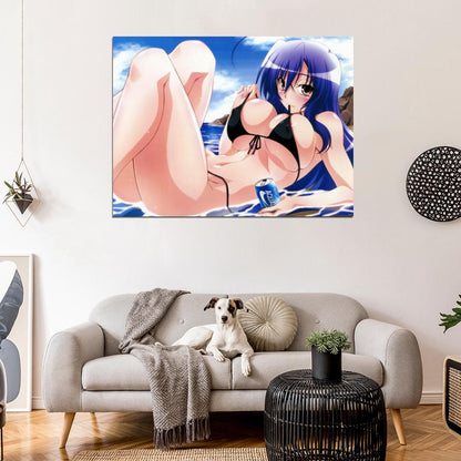 Medaka Kurokami Medaka Box Hot Busty Girl Big Boobs Anime Manga Art Wall Art Print Poster