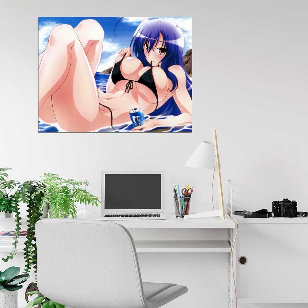 Medaka Kurokami Medaka Box Hot Busty Girl Big Boobs Anime Manga Art Wall Art Print Poster