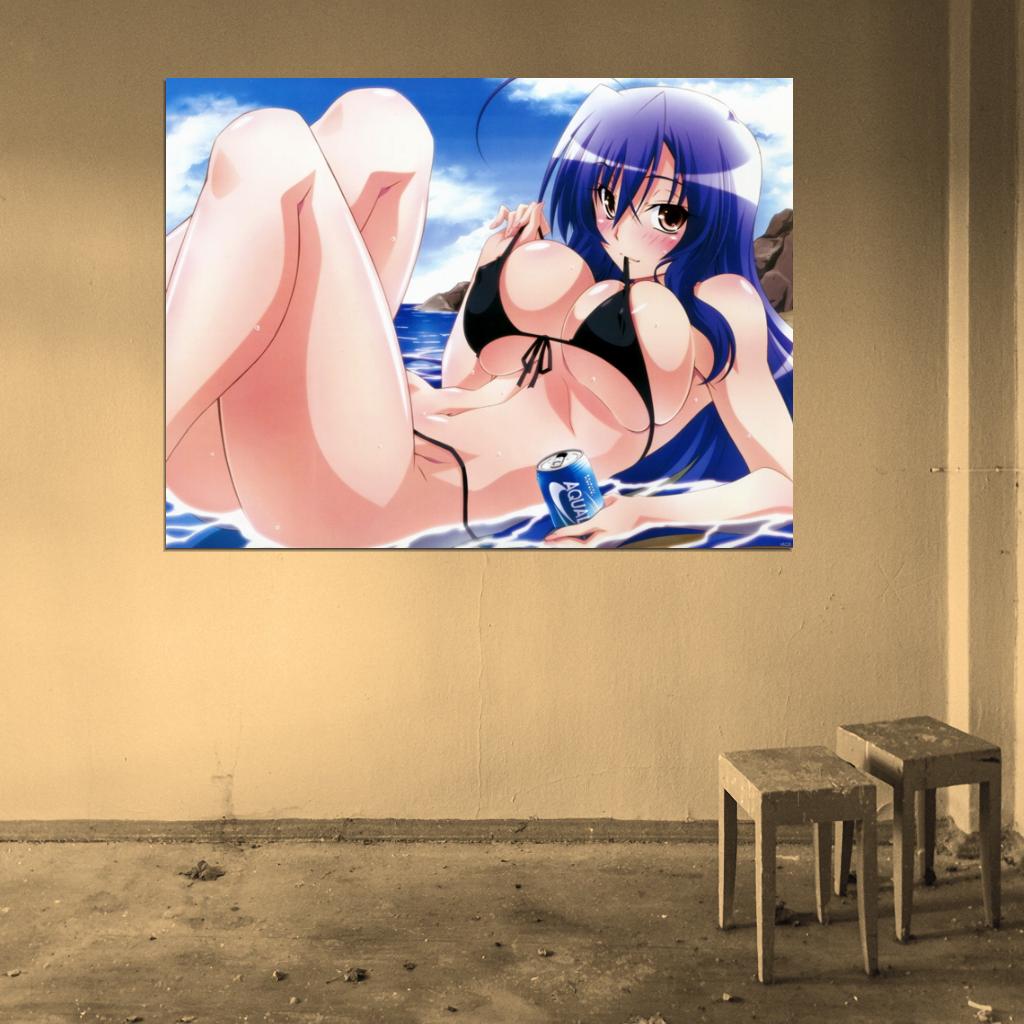Medaka Kurokami Medaka Box Hot Busty Girl Big Boobs Anime Manga Art Wall Art Print Poster
