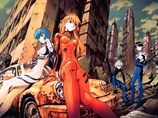 Neon Genesis Evangelion Characters Anime Manga Art Wall Art Print Poster
