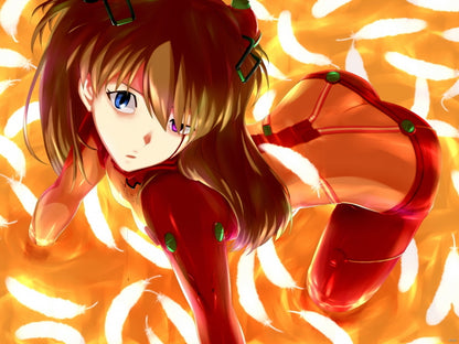 Neon Genesis Evangelion Asuka Langley Soryu Beautiful Hot Anime Manga Art Wall Art Print Poster