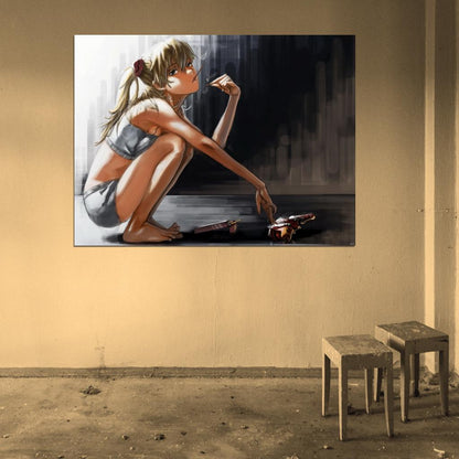 Neon Genesis Evangelion Asuka Langley Soryu Beautiful Hot Anime Manga Art Wall Art Print Poster