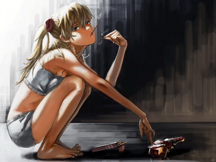 Neon Genesis Evangelion Asuka Langley Soryu Beautiful Hot Anime Manga Art Wall Art Print Poster
