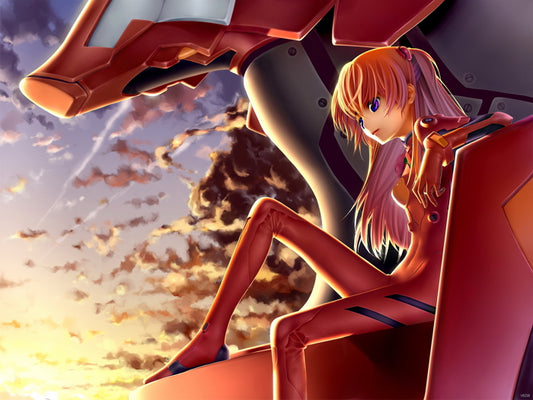 Neon Genesis Evangelion Asuka Langley Soryu Beautiful Hot Anime Manga Art Wall Art Print Poster