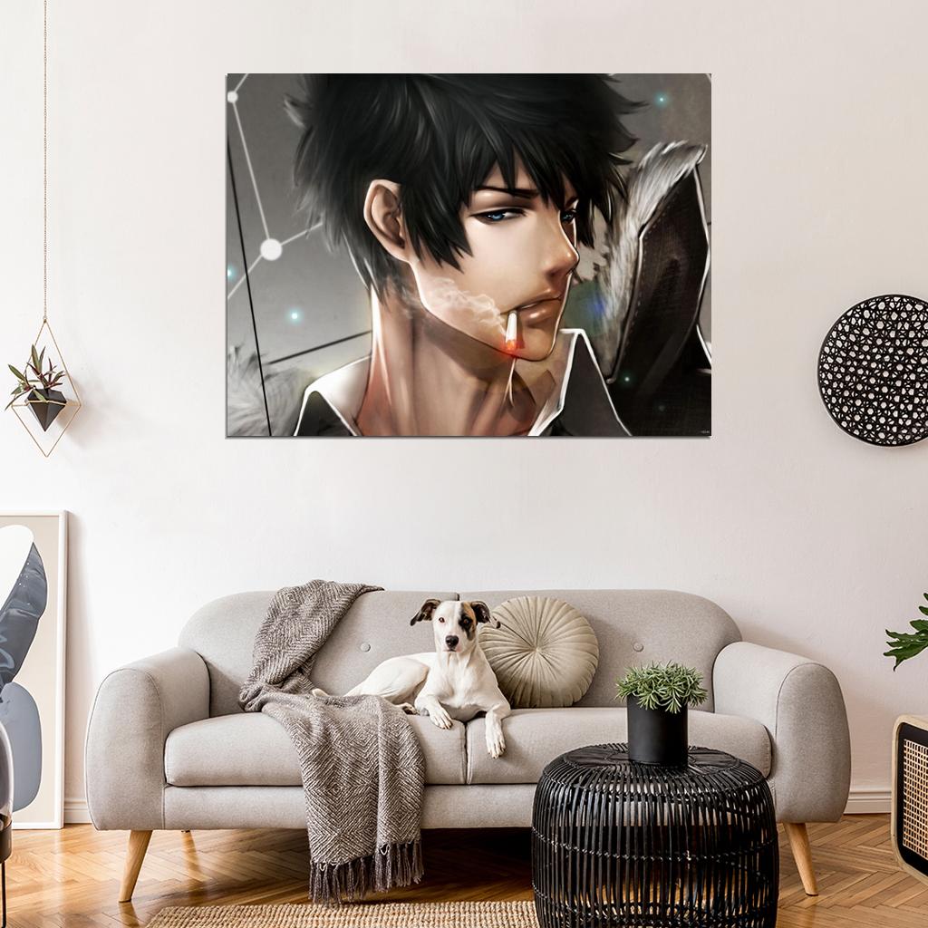 Psycho-Pass Shinya Kogami Beautiful Anime Manga Art Wall Art Print Poster