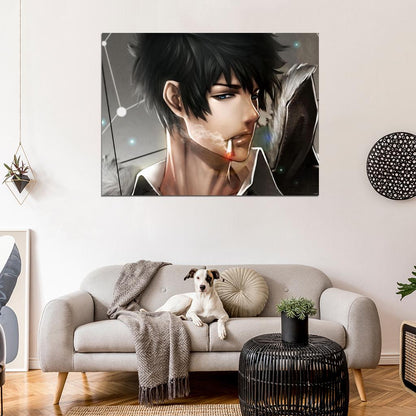 Psycho-Pass Shinya Kogami Beautiful Anime Manga Art Wall Art Print Poster
