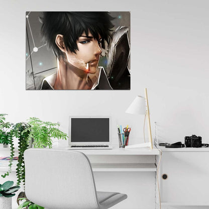 Psycho-Pass Shinya Kogami Beautiful Anime Manga Art Wall Art Print Poster