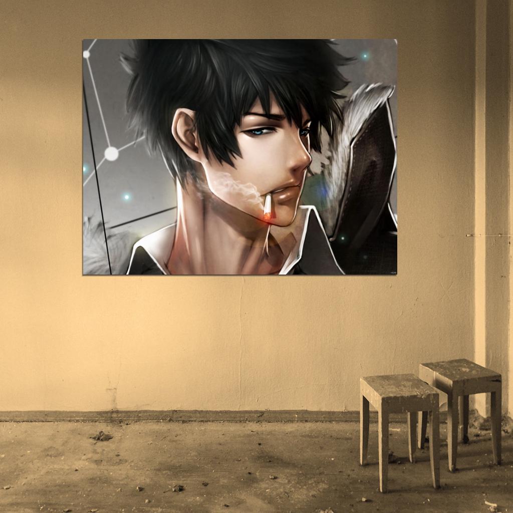 Psycho-Pass Shinya Kogami Beautiful Anime Manga Art Wall Art Print Poster