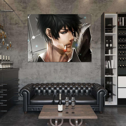 Psycho-Pass Shinya Kogami Beautiful Anime Manga Art Wall Art Print Poster