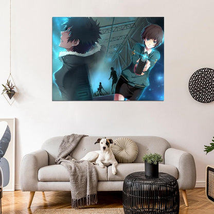 Psycho-Pass Shinya Kogami Akane Tsunemori Anime Manga Art Wall Art Print Poster