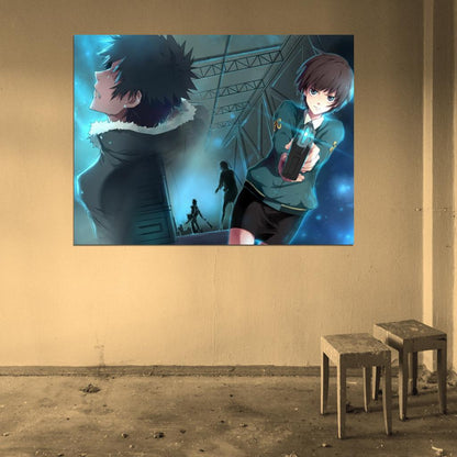Psycho-Pass Shinya Kogami Akane Tsunemori Anime Manga Art Wall Art Print Poster