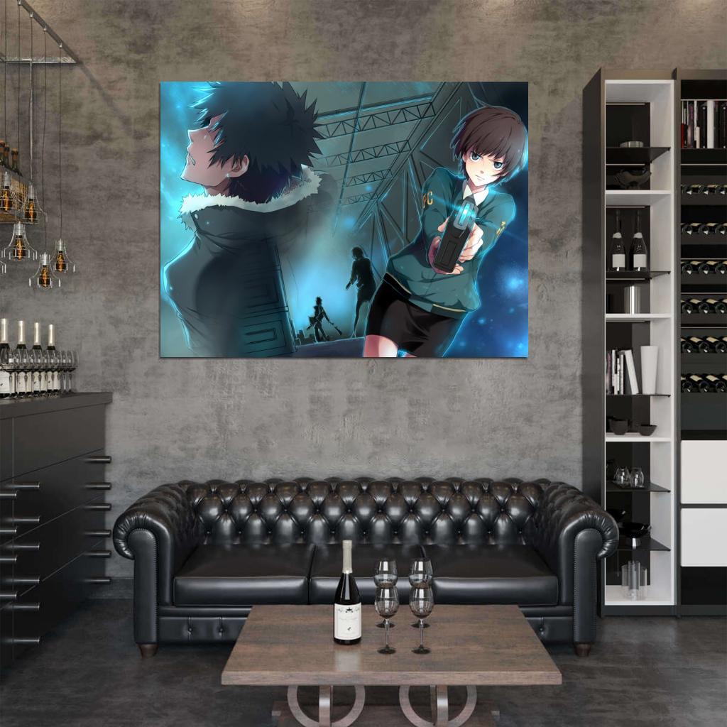Psycho-Pass Shinya Kogami Akane Tsunemori Anime Manga Art Wall Art Print Poster