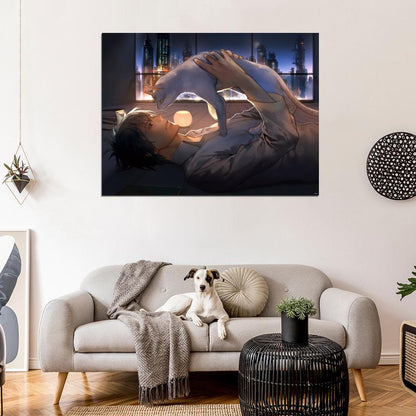 Psycho-Pass Shinya Kogami Beautiful Anime Manga Art Wall Art Print Poster