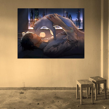 Psycho-Pass Shinya Kogami Beautiful Anime Manga Art Wall Art Print Poster