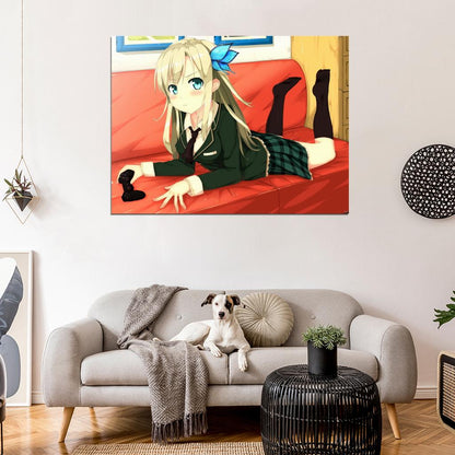 Sena Kashiwazaki Boku wa Tomodachi ga Sukunai Hot Cute School Girl Beautiful Anime Manga Art Wall Art Print Poster