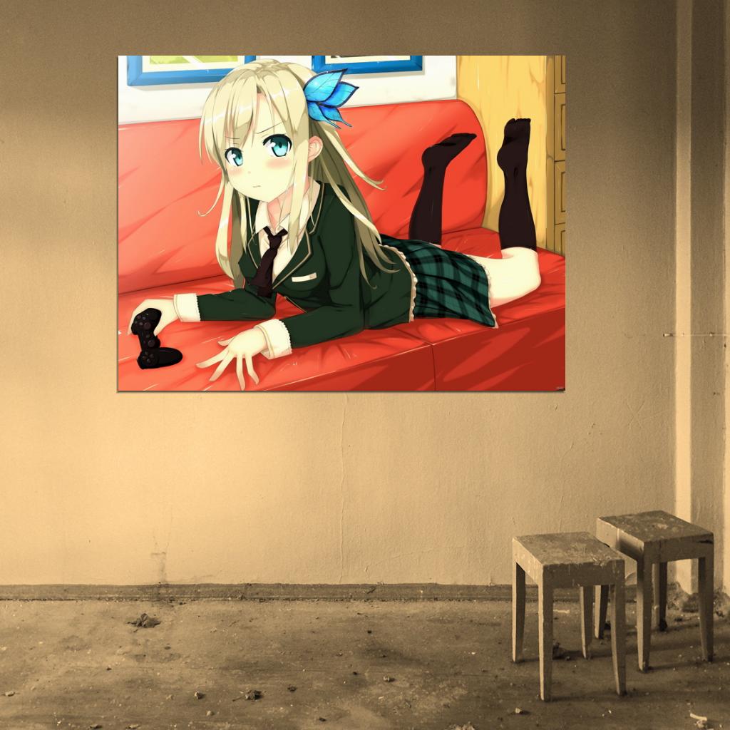 Sena Kashiwazaki Boku wa Tomodachi ga Sukunai Hot Cute School Girl Beautiful Anime Manga Art Wall Art Print Poster