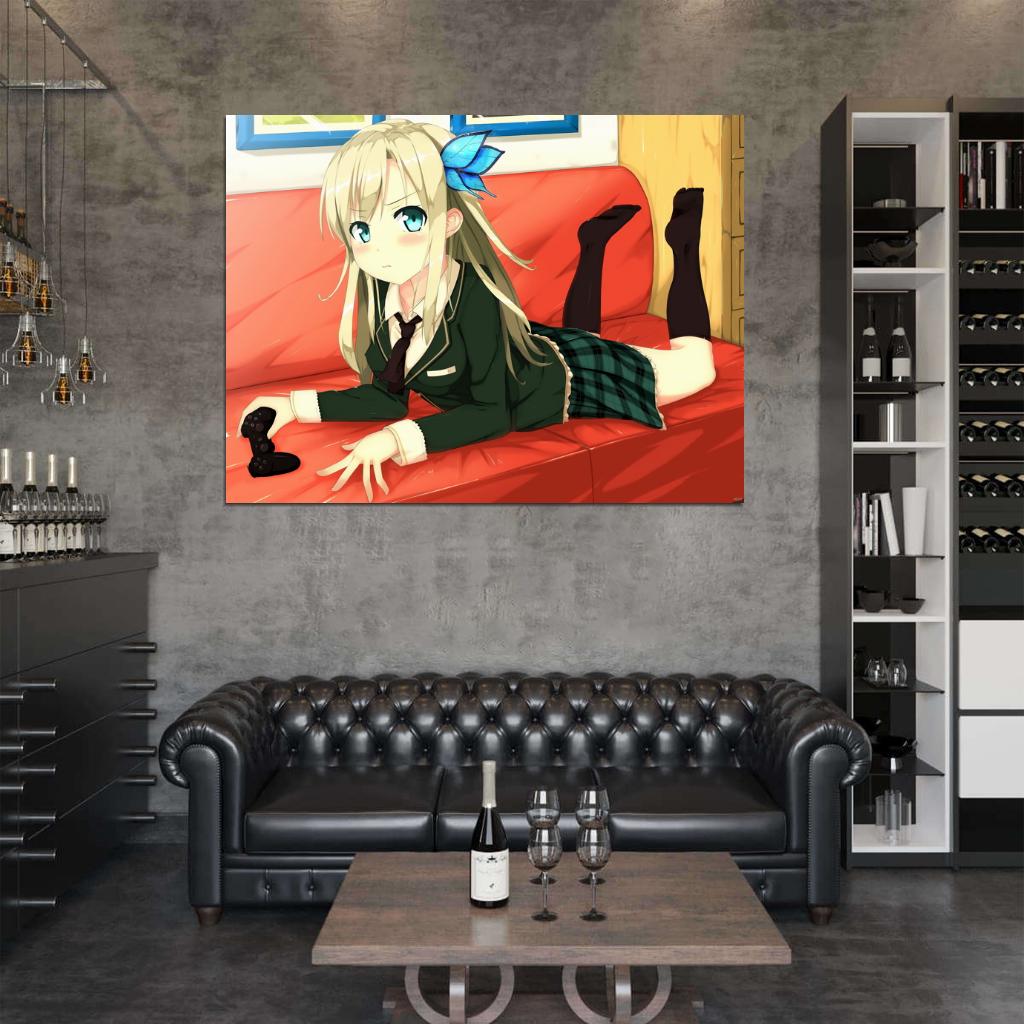 Sena Kashiwazaki Boku wa Tomodachi ga Sukunai Hot Cute School Girl Beautiful Anime Manga Art Wall Art Print Poster