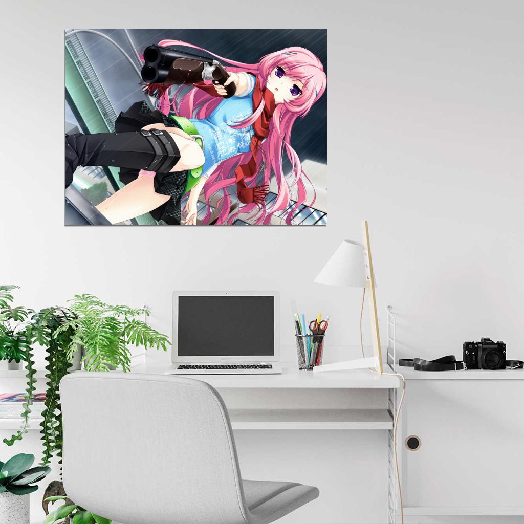Shinigami no Testament Beautiful Hot Girl Weapon Awesome Anime Manga Art Wall Art Print Poster