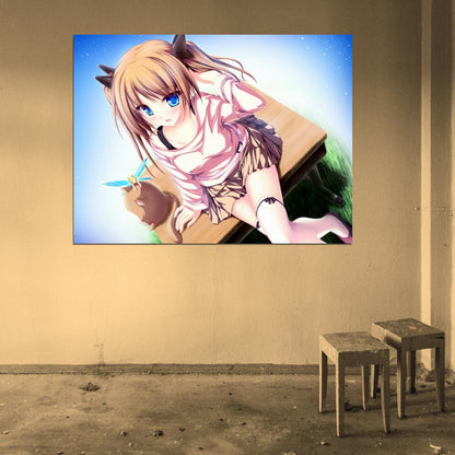Beautiful Eyes Cute Girl Amazing Anime Manga Art Wall Art Print Poster