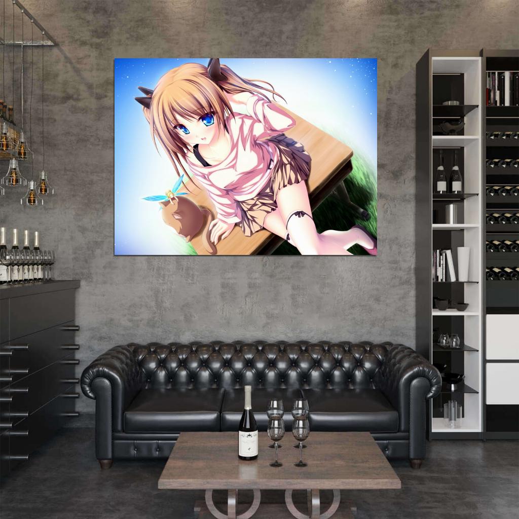 Beautiful Eyes Cute Girl Amazing Anime Manga Art Wall Art Print Poster