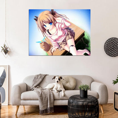Beautiful Eyes Cute Girl Amazing Anime Manga Art Wall Art Print Poster