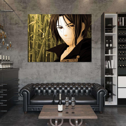 Toshizo Hijikata Hakuouki Shinsengumi Kitan Anime Manga Art Wall Art Print Poster
