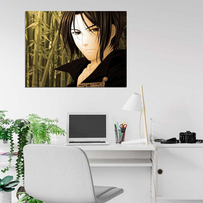 Toshizo Hijikata Hakuouki Shinsengumi Kitan Anime Manga Art Wall Art Print Poster