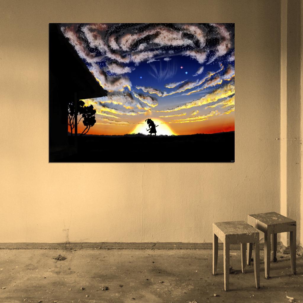 Youmu Konpaku Touhou Project Beautiful Anime Manga Art Wall Art Print Poster