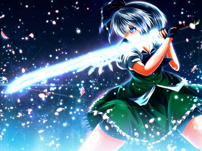 Youmu Konpaku Touhou Project Beautiful Amazing Anime Manga Art Wall Art Print Poster