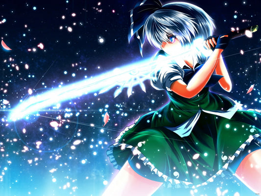 Youmu Konpaku Touhou Project Beautiful Amazing Anime Manga Art Wall Art Print Poster