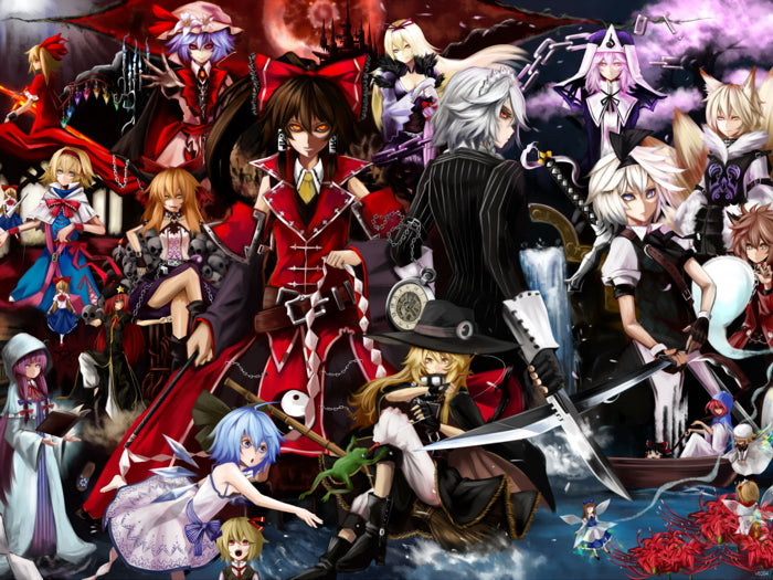Touhou Project Characters Beautiful Awesome Anime Manga Art Wall Art Print Poster