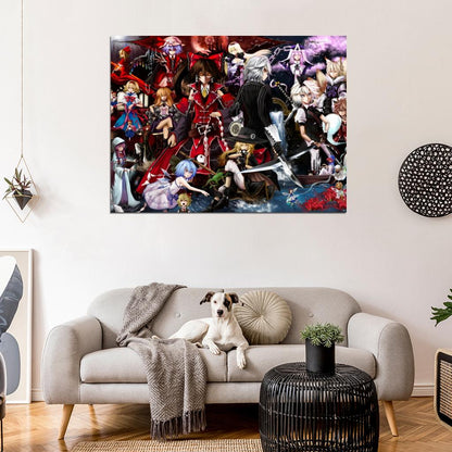 Touhou Project Characters Beautiful Awesome Anime Manga Art Wall Art Print Poster
