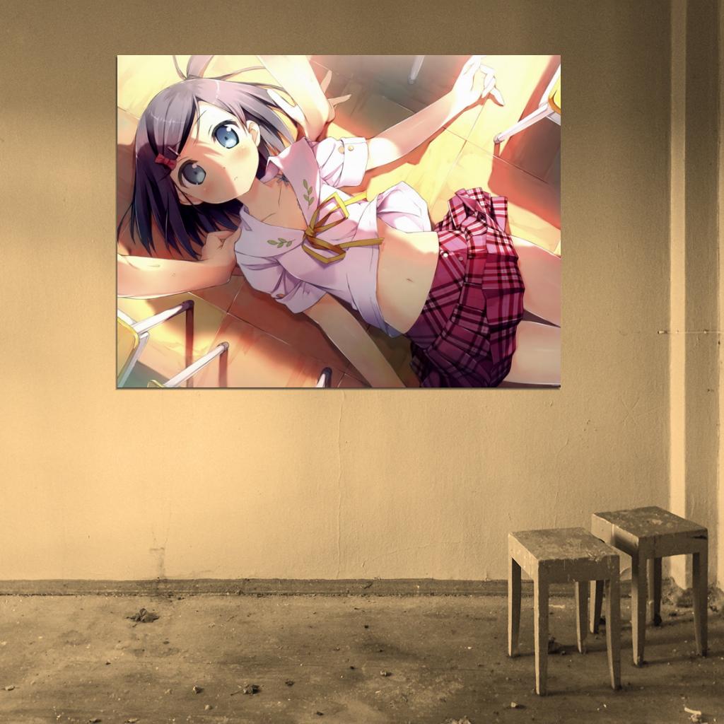 Tsukiko Tsutsukakushi The Hentai Prince and the Stony Cat Cute Horny Girl Anime Manga Art Wall Art Print Poster